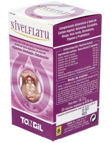 Tongil Lineabel  Flatubel  30 Cápsulas