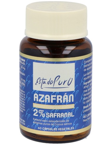 Azafran 2% Safranal 40Cap. Estado Puro