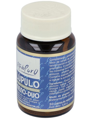 Lupulo Meno-Duo 30Cap. Estado Puro