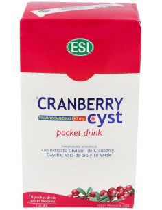 Cranberry Cyst Sobres Bebibles 16Uds