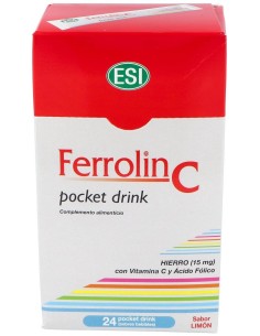 Esi Trepat Diet Ferrolin C Pocket Drink 24 Sobres