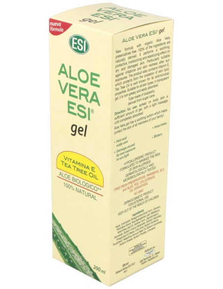 Aloe Vera Gel Con Arbol Del Te 200Ml.