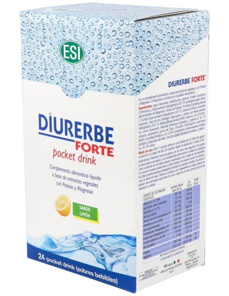 Diurerbe Forte Pocket Drink Sabor Limon 24Sbrs.