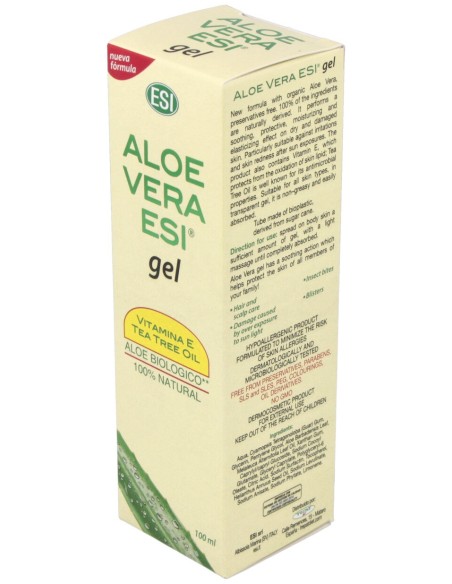 Aloe Vera Gel Con Arbol Del Te 100Gr