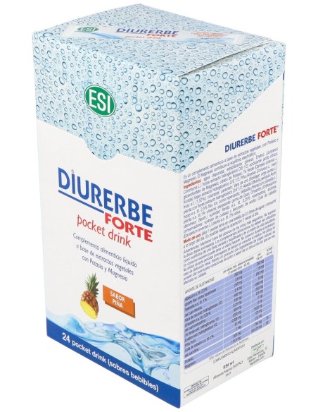 Diurerbe Forte Pocket Drink Sabor Piña 24Sbrs.