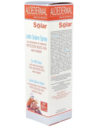 Aloedermal Leche Solar Fp-50 Spray 150Ml.