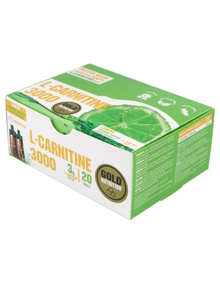 Gold Nutrition L Carnitina 3000 Mg 20 Viales