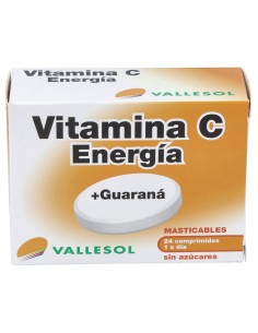 Vallesol Vitamina C + Guarana 24C Mastic