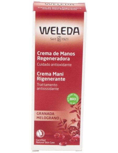 Crema De Manos De Granada Regeneradora 50Ml.