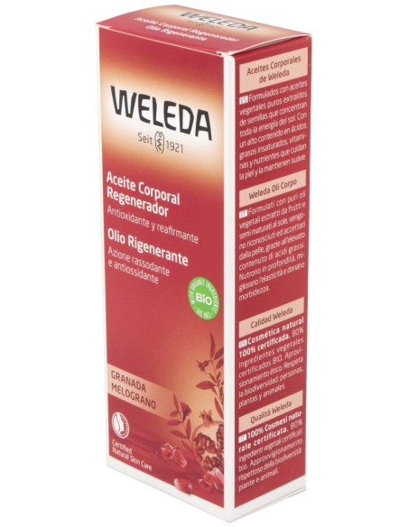 Aceite Corporal De Granada Regenerador 100Ml.