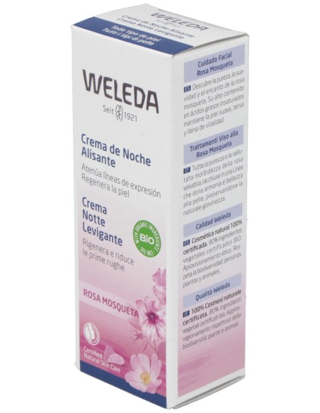Weleda Crema De Noche Alisante Rosa Mosqueta 30Ml