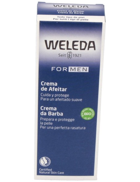Weleda Men Crema De Afeitar 75Ml