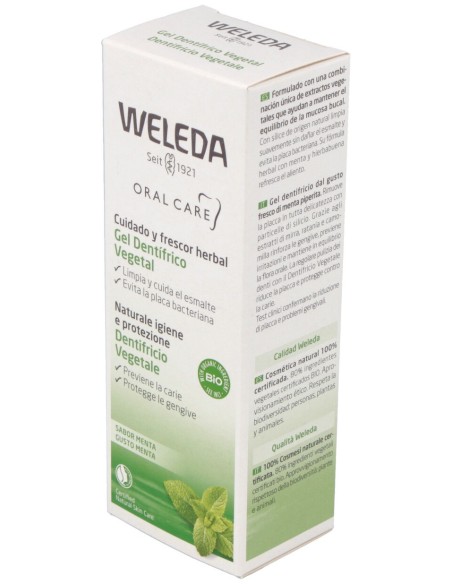 Weleda Gel Dentifrico Vegetal 75 Ml