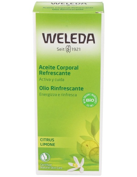 Weleda Huile Vivifiante Au Citrus 100Ml