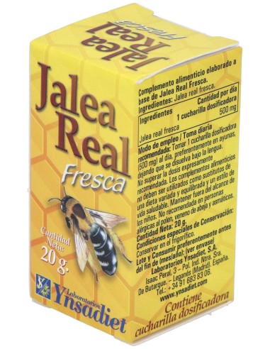 Jalea Real Fresca 20Gr. (Refrigeracion)