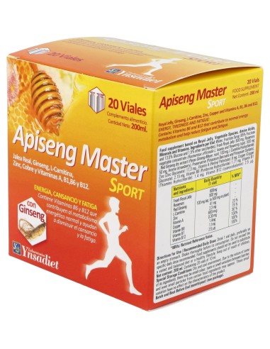 Ynsadiet Apiseng Master Sport 20 Viales