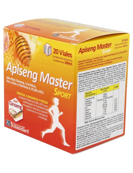 Ynsadiet Apiseng Master Sport 20 Viales