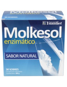 Ynsadiet Molkesol Enzimático Sabor Natural 30 Sobres