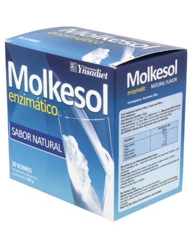 Ynsadiet Molkesol Enzimático Sabor Natural 30...