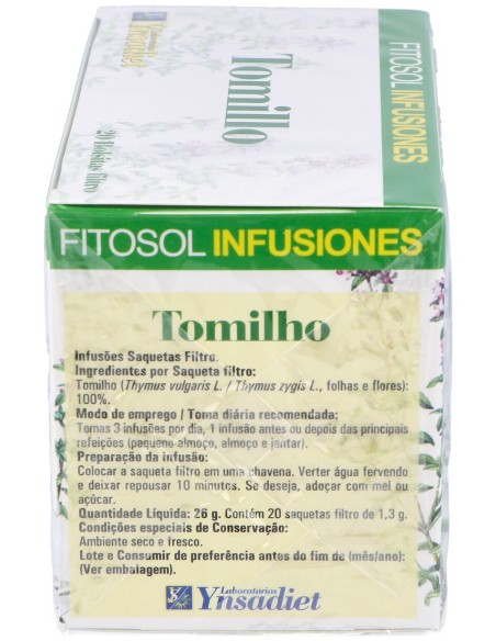 Fitosol Inf.Tomillo 20Filtros