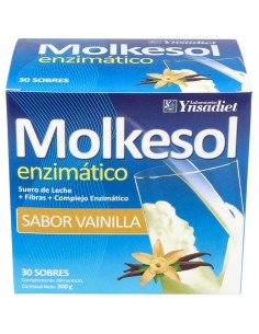 Ynsadiet Molkesol Enzimático Sabor Vainilla 30 Sobres