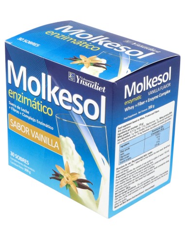 Ynsadiet Molkesol Enzimático Sabor Vainilla 30...