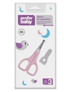 Acofarbaby Tijeras De Seguridad Rosa