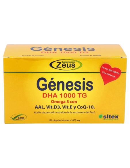 Zeus Genesis Dha Tg 1000 120 Cápsulas