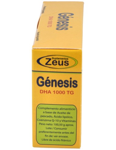 Genesis Dha Tg 1000 Omega 3 60Cap.