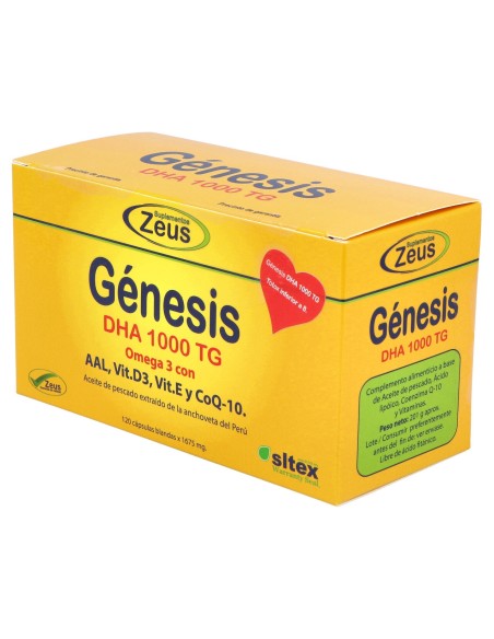 Zeus Genesis Dha Tg 1000 120 Cápsulas