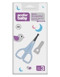Acofarbaby Tijeras De Seguridad Azul