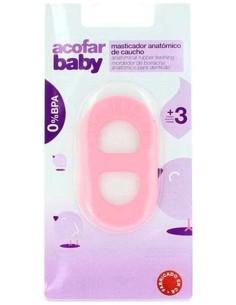 Acofarbaby Masticador Caucho Rosa