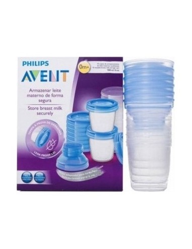 Avent Recipientes Para Leche Materna 5X180Ml +...