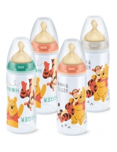 Nuk® Biberón Disney Winnie Tetina Látex Orificio M Talla...