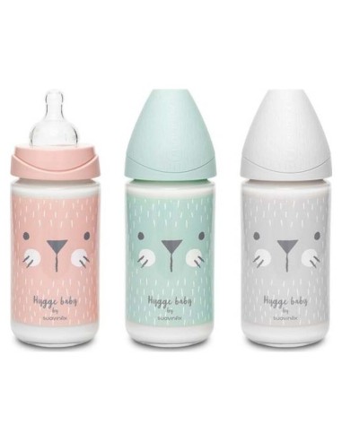 Suavinex® Biberón Vidrio Boca Ancha 3...