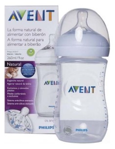 Avent Biberon Pp Natural Azul 260 Ml