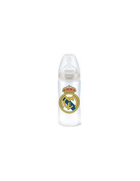 Nuk Biberón 300Ml Fc Silicona Libre Bpa 6-18 Meses Real Madrid