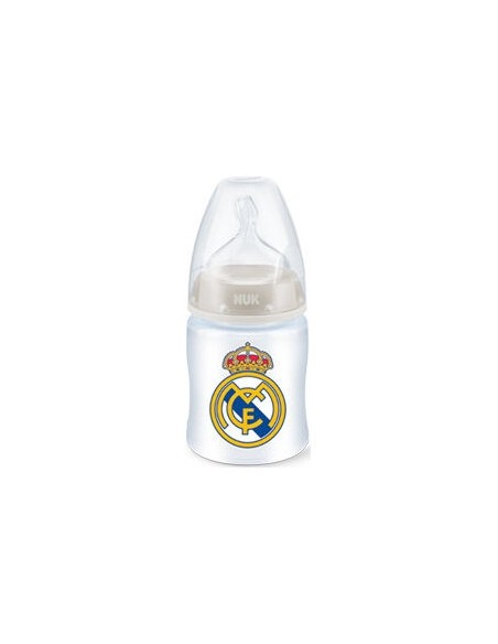 Nuk Biberón 150Ml Fc Silicona Libre Bpa 0-6 Meses Real Madrid