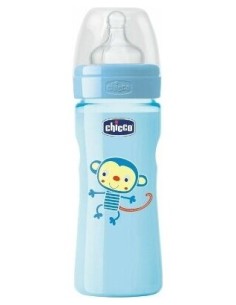 Chicco Biberon Wb Pp Azul 150 Silicona Flujo Normal
