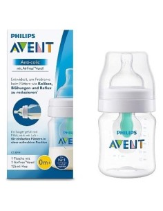 Avent Biberón Anti-Cólico Con Válvula De Aire Libre 125Ml