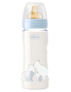Chicco Biberon Original Touch Azul 6Meses+ 330Ml