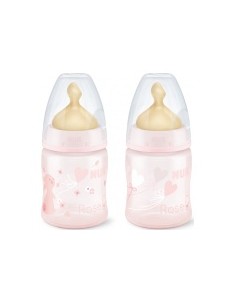 Nuk® Biberón First Choice Rosa Tetina Látex Orificio M...