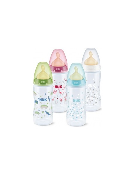 Nuk Biberón Tetina Látex Boca Ancha Talla 2 300Ml