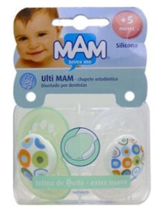 Mam Original Chupete Tetina Silicona 6M+ 2Uds