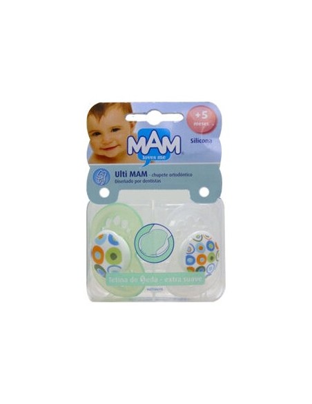 Mam Original Chupete Tetina Silicona 6M+ 2Uds