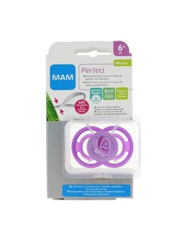 Mam Perfect Dento-Flex Chupete Silicona +6...