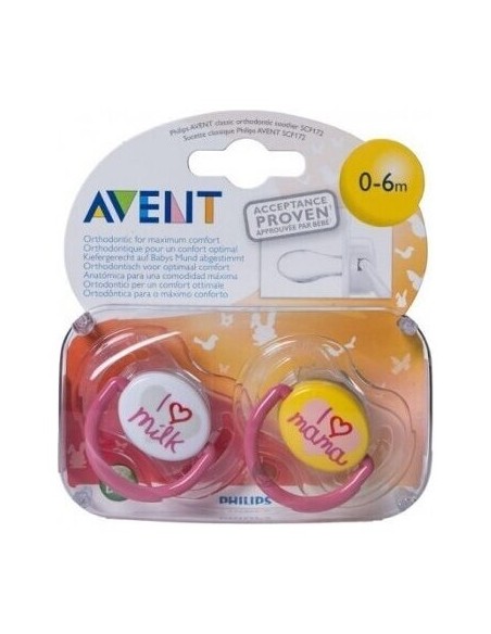 Avent Chupetes Ultra Air Happy 0-6M 2Uds
