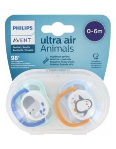 Chupete Avent Jardin Niño Silic 0-6M 2Ud