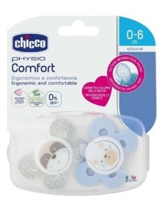 Chicco Chupete Silicona Physio Comfort Ni?O 0-6 M 2 U