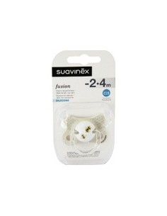 Suavinex Chupete Silicona T. Fisiologica Fusion -2A4M